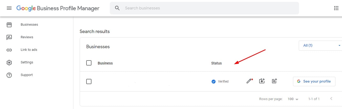 Google My Businessのダッシュボード